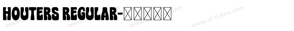 Houters Regular字体转换